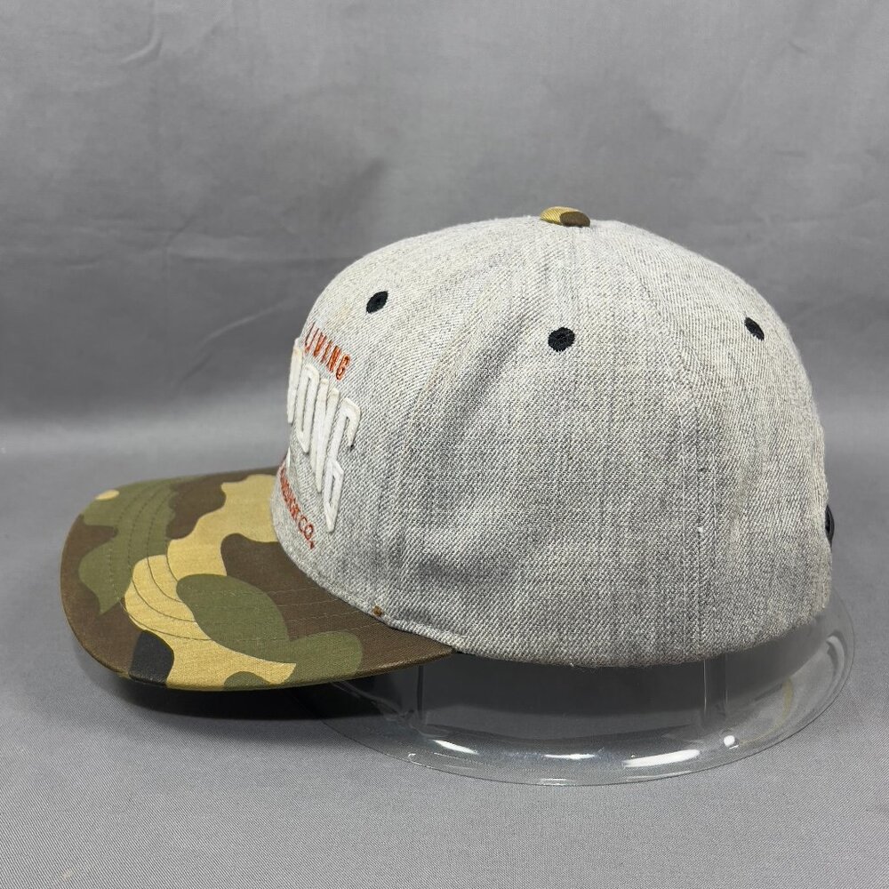 Billabong Snap Back Cap Hat Surf Brown Camo Camouflage Baseball Outdoor Boys - Picture 4 of 14